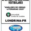 KIT 1 APOSTILA DE ANÁLISES DE OBRAS LITERÁRIAS VESTIBULAR DA UEL 2025!!! OBS: MATERIAL DIGITAL EM PDF (PODE SER TOTALMENTE IMPRESSO)!!! KIT UEL 2025!!!