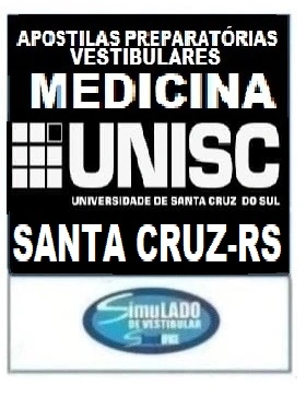 KIT 135 APOSTILAS PREPARATÓRIAS PARA O VESTIBULAR DA "UNISC MEDICINA SANTA CRUZ-RS 2025-2" !!! SÃO MAIS DE 126 MIL EXERCÍCIOS PARA VOCÊ TREINAR EM APOSTILAS COMPLETAS,  COM TEORIA APROFUNDADA, FICHAS RESUMOS E EXERCÍCIOS COM RESOLUÇÕES E GABARITOS!!! E TAMBÉM, 36 PROVAS "UNISC MEDICINA SANTA CRUZ-RS DE 2007-1 ATÉ 2025-1”, COM GABARITOS PARA VOCÊ TREINAR E PRATICAR SEUS CONHECIMENTOS!!! E MAIS, 5 APOSTILAS BÔNUS DO “ENEM” COM 7 MIL EXERCÍCIOS, COM GABARITOS E RESOLUÇÕES !!! E, 1450 LINKS DE VIDEOAULAS SELECIONADAS COM 10 A 15 MINUTOS DE DURAÇÃO (COM TODOS OS CONTEÚDOS E MATÉRIAS) !!! OBS: MATERIAL DIGITAL EM PDF (PODE SER TOTALMENTE IMPRESSO) !!! KIT UNISC MEDICINA SANTA CRUZ-RS 2025-2.!!!