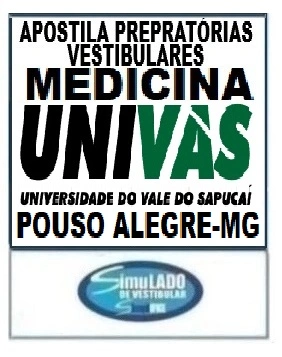 KIT REVISÃO FINAL VESTIBULAR "UNIVÁS MEDICINA POUSO ALEGRE-MG BANCA VUNESP 2026"!!! SÃO, 7 APOSTILAS DE REVISÃO FINAL MEDICINA, COM TEORIA RESUMIDA E MAIS DE  10 MIL QUESTÕES (TESTES E DISCURSIVAS), COM GABARITOS E/OU RESOLUÇÕES!!!  E TAMBÉM, 9 PROVAS DAS "UNIVÁS MEDICINA POUSO ALEGRE-MG DE 2016 ATÉ 2025", COM GABARITOS, PARA VOCÊ TREINAR E PRATICAR SEUS CONHECIMENTOS!!! E MAIS, 1 APOSTILA FICHAS RESUMOS (COM TODA TEORIA RESUMIDA EM FLASCHARDS).! OBS: MATERIAL DIGITAL EM PDF (PODE SER TOTALMENTE IMPRESSO).!!! KIT UNIVÁS MEDICINA POUSO ALEGRE-MG 2026.!!!