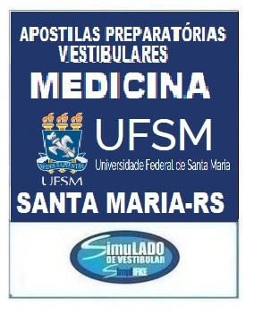 KIT REVISÃO VESTIBULAR DA “UFSM MEDICINA SANTA MARIA-RS 2026-1”!!! SÃO 15 APOSTILAS DE REVISÃO FINAL, COM TEORIA RESUMIDA E MAIS DE 21 MIL QUESTÕES (TESTES E DISCURSIVAS), COM GABARITOS E/OU RESOLUÇÕES! E TAMBÉM, 5 PROVAS DA "UFMS MEDICINA SANTA MARIA-RS DE 2015-1 ATÉ 2025-1″, COM GABARITOS, PARA VOCÊ TREINAR E PRATICAR SEUS CONHECIMENTOS! E MAIS: 1 APOSTILA DE FICHAS-RESUMO (COM TODA A TEORIA RESUMIDA EM FLASHCARDS)! OBS.: MATERIAL DIGITAL EM PDF (PODE SER TOTALMENTE IMPRESSO)! KIT REVISÃO UFSM MEDICINA SANTA MARIA-RS 2026-1.!!!