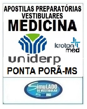 KIT REVISÃO FINAL VESTIBULAR "UNIDERP MEDICINA PONTA PORÃ-MS 2026-2”! SÃO 19 APOSTILAS DE REVISÃO FINAL, COM TEORIA RESUMIDA E MAIS DE 21 MIL QUESTÕES (TESTES E DISCURSIVAS), COM GABARITOS E RESOLUÇÕES!  E INCLUI TAMBÉM, 5 PROVAS “UNIDERP MEDICINA PONTA PORÃ-MS BANCA ECONRIO DE 2025-1 ATÉ 2026-1”, COM GABARITOS, PARA VOCÊ TREINAR E PRATICAR SEUS CONHECIMENTOS ! E MAIS, 70 PROVAS “VESTIBULAR MEDICINA BANCA ECONRIO”, COM GABARITOS, PARA VOCÊ TURBINAR SUA PREPARAÇÃO! E MAIS: 1 APOSTILA DE FICHAS-RESUMO (TEORIA EM FLASHCARDS)! OBS.: MATERIAL DIGITAL EM PDF (PODE SER TOTALMENTE IMPRESSO)! KIT REVISÃO UNIDERP MEDICINA PONTA PORÃ-MS 2026-2.!