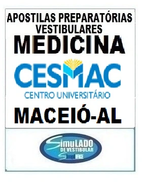 KIT REVISÃO VESTIBULAR "CESMAC MEDICINA MACEIÓ-AL 2026-2”! SÃO 19 APOSTILAS DE REVISÃO FINAL, COM TEORIA RESUMIDA E MAIS DE 21 MIL QUESTÕES (TESTES E DISCURSIVAS), COM GABARITOS E RESOLUÇÕES.! E INCLUI TAMBÉM, 7 PROVAS “CESMAC MEDICINA MACEIÓ-AL DE 2019-1 ATÉ 2022-2”, COM RESOLUÇÕES E COMENTÁRIOS DE TODAS AS QUESTÕES (TESTES E DISCURSIVAS), PARA VOCÊ TREINAR E PRATICAR SEUS CONHECIMENTOS.! E MAIS: 1 APOSTILA DE FICHAS-RESUMO (EM FLASHCARDS)! OBS.: MATERIAL DIGITAL EM PDF (PODE SER TOTALMENTE IMPRESSO)! KIT CESMAC MEDICINA MACEIÓ-AL 2026-2.!