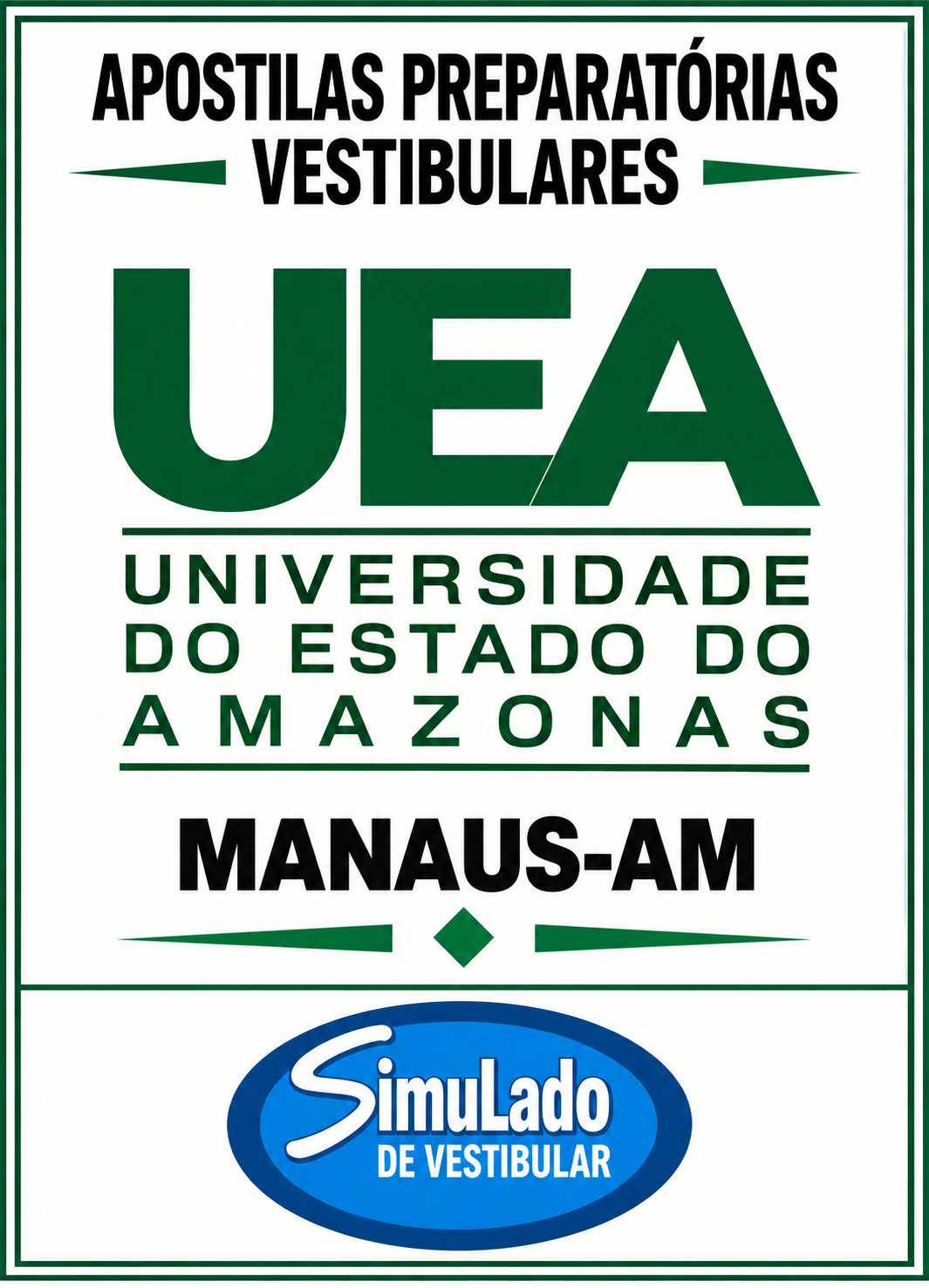 KIT 119 APOSTILAS PREPARATÓRIAS PARA O VESTIBULAR "UEA MANAUS-AM 2027" ! SÃO MAIS DE 90 MIL QUESTÕES, PARA VOCÊ TREINAR EM APOSTILAS COMPLETAS, COM TEORIA APROFUNDADA, FICHAS-RESUMO, EXERCÍCIOS COM GABARITOS E RESOLUÇÕES! E INCLUI TAMBÉM, 17 PROVAS “UEA MANAUS-AM BANCA VUNESP DE 2010 ATÉ 2026", COM GABARITOS, PARA VOCÊ TREINAR E PRATICAR SEUS CONHECIMENTOS! E MAIS: 4 APOSTILAS BÔNUS DO ENEM, COM 2 MIL EXERCÍCIOS COM RESOLUÇÕES E GABARITOS ! OBS.: MATERIAL DIGITAL EM PDF.! KIT UEA MANAUS-AM 2027.!