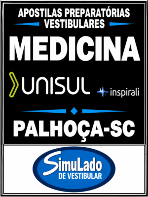 KIT REVISÃO VESTIBULAR "UNISUL MEDICINA PALHOÇA-SC 2027-1-”! SÃO 15 APOSTILAS DE REVISÃO FINAL, COM TEORIA RESUMIDA E MAIS DE 21 MIL QUESTÕES (TESTES E DISCURSIVAS), COM GABARITOS E RESOLUÇÕES! E TAMBÉM, 15 PROVAS "UNISUL MEDICINA PALHOÇA E TUBARÃO-SC DE 2013-2 ATÉ 2026-1″, COM GABARITOS, PARA VOCÊ TREINAR E PRATICAR SEUS CONHECIMENTOS! E MAIS: 1 APOSTILA DE FICHAS-RESUMO (FLASHCARDS)! OBS.: MATERIAL DIGITAL EM PDF.! KIT REVISÃO UNISUL MEDICINA PALHOÇA-SC 2027-1.!