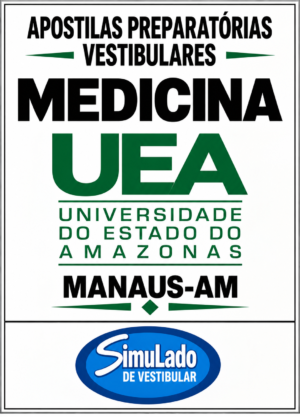 KIT REVISÃO VESTIBULAR "UEA MEDICINA MANAUS-AM 2027”! SÃO 21 APOSTILAS DE REVISÃO FINAL, COM TEORIA RESUMIDA E MAIS DE 20 MIL QUESTÕES (TESTES E DISCURSIVAS), COM GABARITOS E/OU RESOLUÇÕES! E TAMBÉM, 17 PROVAS "UEA MEDICINA MANAU-AM BANCA VUNESP DE 2010 ATÉ 2026″, COM GABARITOS, PARA VOCÊ TREINAR E PRATICAR SEUS CONHECIMENTOS! E MAIS: 1 APOSTILA DE FICHAS-RESUMO (FLASHCARDS)! OBS.: MATERIAL DIGITAL EM PDF! KIT REVISÃO UEA MEDICINA MANAUS-AM 2027.!