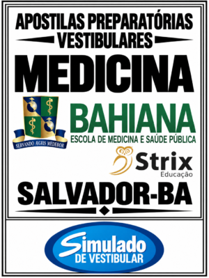 KIT REVISÃO VESTIBULAR “BAHIANA MEDICINA SALVADOR-BA 2027”! SÃO 23 APOSTILAS DE REVISÃO FINAL, COM TEORIA RESUMIDA E MAIS DE 21 MIL QUESTÕES (TESTES E DISCURSIVAS), COM RESOLUÇÕES E GABARITOS! E TAMBÉM,20 PROVAS "BAHIANA MEDICINA SALVADOR-BA BANCA STRIX DE 2015-1 ATÉ 2026-2", COM GABARITOS, PARA VOCÊ TREINAR E PRATICAR SEUS CONHECIMENTOS! E MAIS, 40 PROVAS "BANCA STRIX MEDICINA", COM GABARITOS, PARA VOCÊ TURBINAR SUA PREPARAÇÃO.! E POR FIM: 1 APOSTILA DE FICHAS RESUMO (EM FLASHCARDS)! OBS.: MATERIAL DIGITAL EM PDF.! KIT BAHIANA MEDICINA SALVADOR-BA 2027.!