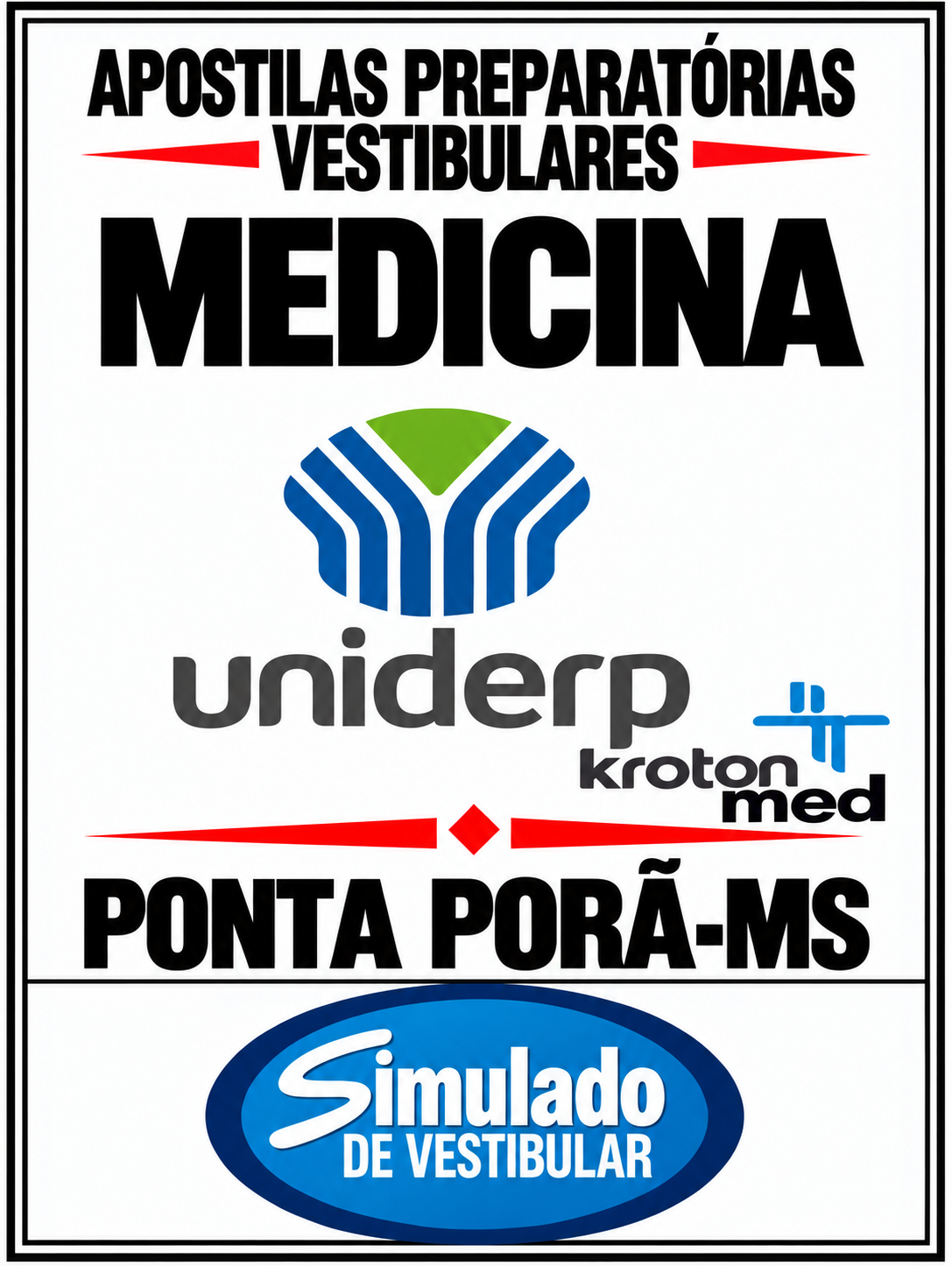 KIT 119 APOSTILAS PREPARATÓRIAS PARA O VESTIBULAR “UNIDERP MEDICINA CAMPO GRANDE-MS 2027-1” ! SÃO MAIS DE 90 MIL QUESTÕES (TESTES E DISCURSIVAS) PARA VOCÊ TREINAR, EM APOSTILAS COMPLETAS, COM TEORIA APROFUNDADA, FICHAS-RESUMO, EXERCÍCIOS COM GABARITOS E RESOLUÇÕES! E INCLUI TAMBÉM, 5 PROVAS “GRUPO KROTON MEDICINA (UNIC, UNIME,PITÁGORAS, ANHANGUERA E UNIDERP) BANCA ECONRIO DE 2025-1 ATÉ 2026-1”, COM GABARITOS, PARA VOCÊ TREINAR E PRATICAR SEUS CONHECIMENTOS.! E ALÉM DISSO, 4 APOSTILAS BÔNUS DO ENEM, COM 2 MIL QUESTÕES (TESTES) COM GABARITOS E RESOLUÇÕES! OBS.: MATERIAL DIGITAL EM PDF.! KIT UNIDERP MEDICINA CAMPO GRANDE-MGS 2027-1.! (cópia)