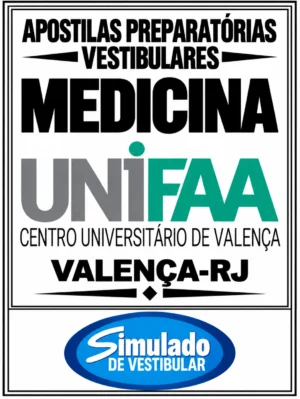 KIT REVISÃO VESTIBULAR "UNIFAA MEDICINA VALENÇA-RJ 2027-1"! SÃO 23 APOSTILAS DE REVISÃO FINAL, COM TEORIA RESUMIDA E MAIS DE 20 MIL QUESTÕES (TESTES E DISCURSIVAS), COM GABARITOS E RESOLUÇÕES! E TAMBÉM, 1 PROVA "UNIFAA MEDICINA VALENÇA-RJ DE 2017-1",COM GABARITOS, PARA VOCÊ TREINAR E PRATICAR SEUS CONHECIMENTOS! E MAIS: 1 APOSTILA DE FICHAS RESUMO (EM FLASHCARDS)! OBS.: MATERIAL DIGITAL EM PDF! KIT REVISÃO UNIFAA MEDICINA VALENÇA-RJ 2027-1.!