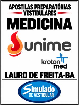 KIT REVISÃO FINAL VESTIBULAR "UNIME MEDICINA LAURO DE FREITAS-BA 2027-1”! SÃO 21 APOSTILAS DE REVISÃO FINAL, COM TEORIA RESUMIDA E MAIS DE 20 MIL QUESTÕES (TESTES E DISCURSIVAS), COM GABARITOS E RESOLUÇÕES!  E INCLUI TAMBÉM, 5 PROVAS “GRUPO KROTON MEDICINA (UNIC, UNIME,PITÁGORAS E ANHANGUERA) BANCA ECONRIO DE 2025-1 ATÉ 2026-1”, COM GABARITOS, PARA VOCÊ TREINAR E PRATICAR SEUS CONHECIMENTOS ! E MAIS: 1 APOSTILA DE FICHAS-RESUMO (FLASHCARD)! OBS.: MATERIAL DIGITAL EM PDF.! KIT UNIME MEDICINA LAURO DE FREITAS-BA 2027-1.! 