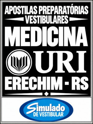 KIT REVISÃO VESTIBULAR "URI MEDICINA ERECHIM-RS 2027”! SÃO 23 APOSTILAS DE REVISÃO FINAL, COM TEORIA RESUMIDA E MAIS DE 20 MIL QUESTÕES (TESTES E DISCURSIVAS), COM GABARITOS E RESOLUÇÕES! E TAMBÉM, 6 PROVAS "URI MEDICINA ERECHIM-RS DE 2021-1 ATÉ 2026-1″, COM GABARITOS, PARA VOCÊ TREINAR E PRATICAR SEUS CONHECIMENTOS! E MAIS: 1 APOSTILA DE FICHAS-RESUMO (EM FLASHCARDS)! OBS.: MATERIAL DIGITAL EM PDF! KIT REVISÃO URI MEDICINA ERECHIM-RS 2027.!