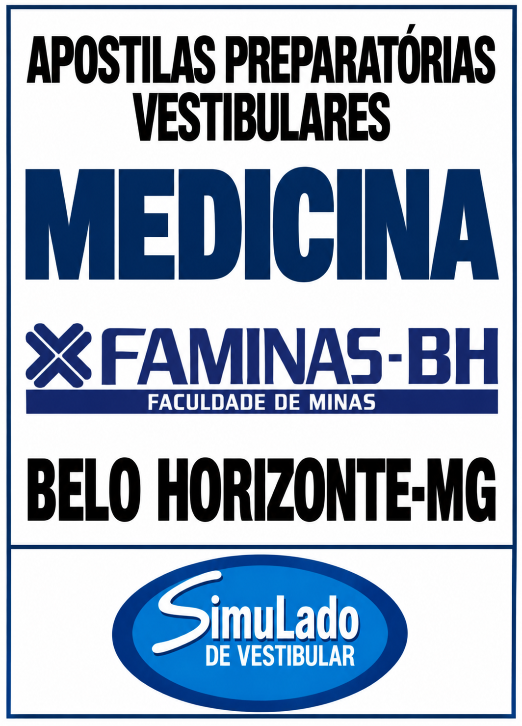 KIT REVISÃO VESTIBULAR “FAMINAS MEDICINA BELO HORIZONTE-MG 2027”! SÃO 19 APOSTILAS DE REVISÃO FINAL, COM TEORIA RESUMIDA E MAIS DE 21 MIL QUESTÕES (TESTES E DISCURSIVAS), COM RESOLUÇÕES E GABARITOS! E TAMBÉM, 10 PROVAS "FAMINAS MEDICINA BELO HORIZONTE-MG BANCA CONSULPLAN DE 2018-2 ATÉ 2025-1", COM GABARITOS, PARA VOCÊ TREINAR E PRATICAR SEUS CONEHCIMENTOS! E MAIS: 1 APOSTILA DE FICHAS-RESUMO (TEORIA EM FLASHCARDS)! OBS.: MATERIAL DIGITAL EM PDF! OBS: MATERIAL DIGITAL EM PDF! KIT FAMINAS MEDICINA BELO HORIZONTE-MG 2027!