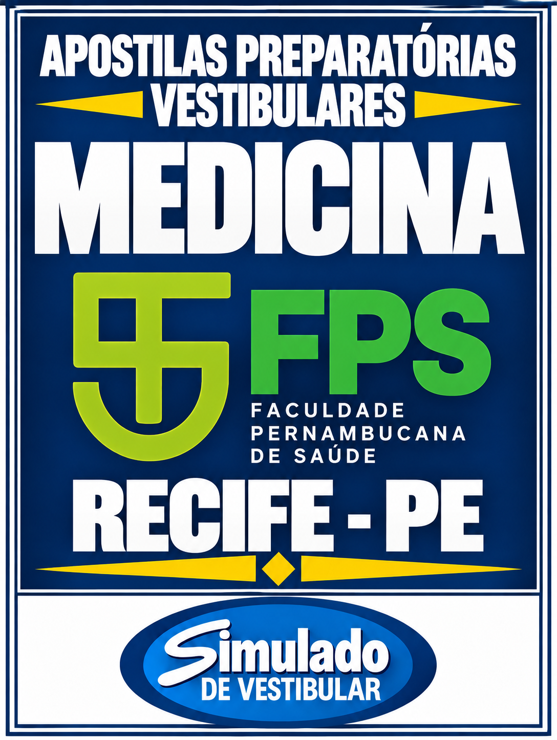 KIT 135 APOSTILAS VESTIBULAR "FPS MEDICINA RECIFE-PE 2027”! SÃO MAIS DE 126 MIL QUESTÕES (TESTES E DISCURSIVAS), PARA VOCÊ TREINAR EM APOSTILAS COMPLETAS, COM TEORIA APROFUNDADA, FICHAS RESUMO E EXERCÍCIOS COM GABARITOS E RESOLUÇÕES! E INCLUI TAMBÉM, 16 PROVAS "FPS MEDICINA RECIFE-PE DE 2016-1 ATÉ 2026-2",COM GABARITOS, PARA VOCÊ TREINAR E PRATICAR SEUS CONHECIMENTOS! E ALÉM DISSO, 4 APOSTILAS BÔNUS DO “ENEM”, COM 2 MIL QUESTÕES (EXERCÍCIOS TESTES), COM GABARITOS E RESOLUÇÕES! E, POR FIM, 1.450 LINKS DE VIDEOAULAS SELECIONADAS, COM DURAÇÃO DE 10 A 15 MINUTOS, COM TODOS OS CONTEÚDOS E MATÉRIAS! OBS: MATERIAL DIGITAL EM PDF! KIT FPS MEDICINA RECIFE-PE 2027!