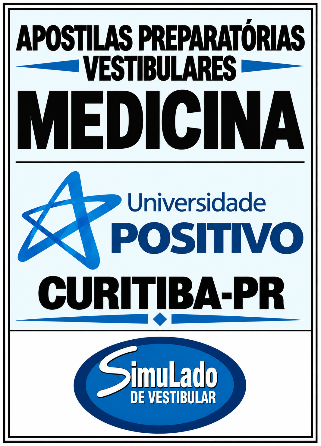 KIT REVISÃO FINAL VESTIBULAR "UP MEDICINA CURITIBA-PR 2027”! SÃO 23 APOSTILAS DE REVISÃO FINAL, COM TEORIA RESUMIDA E MAIS DE 20 MIL QUESTÕES (TESTES E DISCURSIVAS), COM GABARITOS E RESOLUÇÕES! E INCLUI TAMBÉM, 5 PROVAS "UP MEDICINA CURITIBA-PR DE 2016 ATÉ 2021", COM GABARITOS, PARA VOCÊ TREINAR E PRATICAR SEUS CONHECIMENTOS! E MAIS: 50 PROVAS "BANCA ECONRIO MEDICINA", COM GABARITOS, PARA VOCÊ TURBINAR SUA PREPARAÇÃO! E POR FIM, 1 APOSTILA DE FICHAS RESUMO (FLASHCARDS)! OBS.: MATERIAL DIGITAL EM PDF.! KIT REVISÃO UP MEDICINA CURITIBA-PR 2027.!
