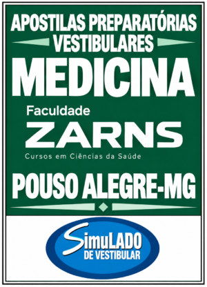 KIT 135 APOSTILAS PREPARATÓRIAS VESTIBULAR “ZARNS MEDICINA POUSO…
